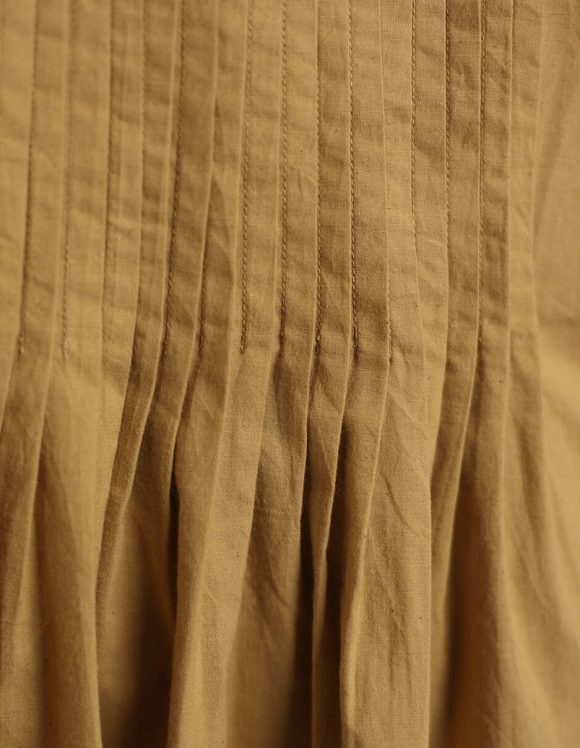 Reepeat - Myrobalan pleated full sleeved shirt