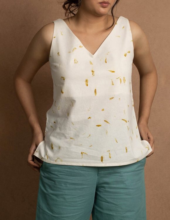 Reepeat - Teal Comfort Fit Cotton Hemp Trouser (5) Reepeat - Teal Comfort Fit Cotton Hemp Trouser